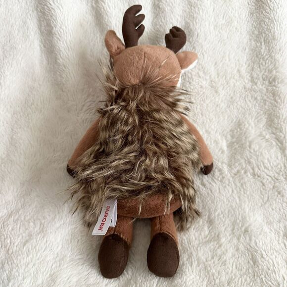 NWT Aurora World Fancifur Brown Deer 12” Plush Stuffed Animal Toy - Picture 4 of 6